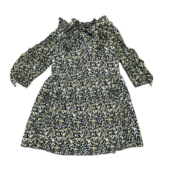 Zara Basic Floral Dress Frill Sleeves, Women’s Size Medium - Picture 5 of 9